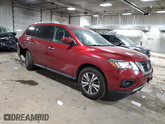 2018 Nissan Pathfinder SL z VIN 5N1DR2MM3JC645270, wystawiony jako Copart lot #55158035 z przebiegiem 88 354 mil mil oraz Nie do naprawy • Non repairable. Historia ofert i sprzedaży dostępna na DreamBid. Obrazek 4.