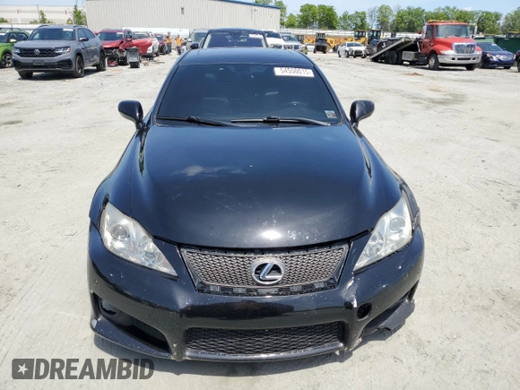 2008 Lexus IS F with VIN JTHBP262785004567, listed as a Copart auction lot 54550015 with 190,746 mi miles and Salvage Title. Bid and sale history available at carsss.com. Image 5.