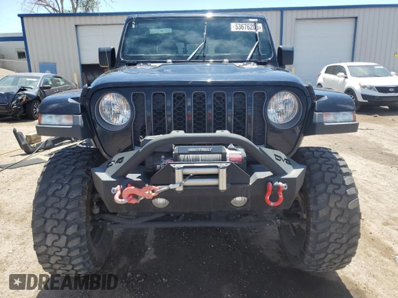 2020 Jeep Gladiator Rubicon z VIN 1C6JJTBG8LL154950, wystawiony jako Copart lot #53676205 z przebiegiem 22 999 mil mil oraz Szkoda całkowita • Salvage title. Historia ofert i sprzedaży dostępna na DreamBid. Obrazek 5.