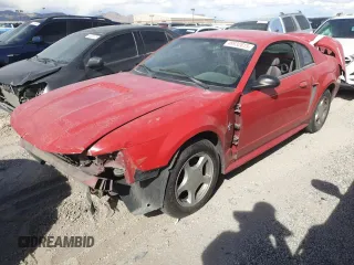 2002 Ford Mustang Standard with VIN 1FAFP40462F162298, listed as a Copart auction lot 49932615 with 0 mi miles and Salvage Title. Bid and sale history available at carsss.com. Image 1.