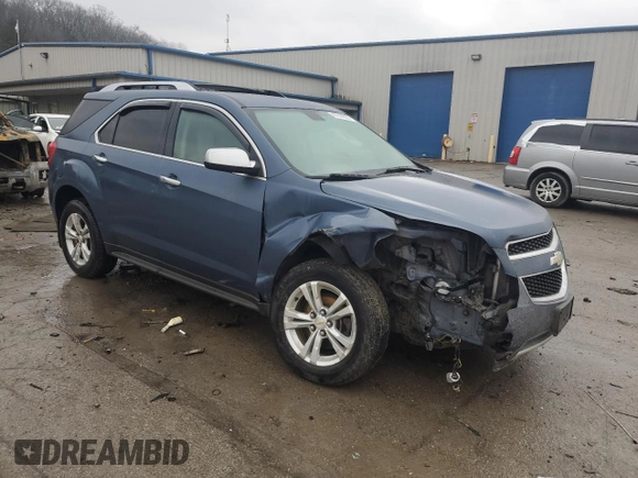 2011 Chevrolet Equinox LTZ with VIN 2CNFLGEC6B6451761, listed as a Copart auction lot 47014225 with 122,911 mi miles and Salvage Title. Bid and sale history available at carsss.com. Image 4.