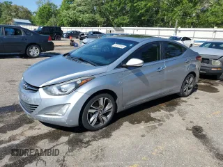 2016 Hyundai Elantra SE with VIN 5NPDH4AE5GH661936, listed as a Copart auction lot 53137545 with 141,379 mi miles and Salvage title. Bid and sale history available at DreamBid. Image 1.