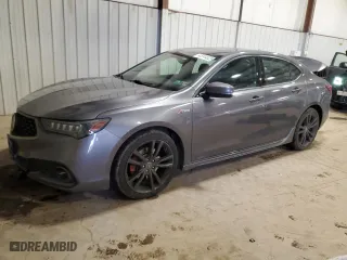 2018 Acura TLX w/A-SPEC Pkg with VIN 19UUB2F64JA006724, listed as a Copart auction lot 45744525 with 113,813 mi miles and Salvage Title. Bid and sale history available at carsss.com. Image 1.