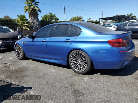 2016 BMW M5 with VIN WBSFV9C57GG343387, listed as a Copart auction lot 73416564 with 71,131 mi miles and Salvage Title. Bid and sale history available at carsss.com. Image 2.