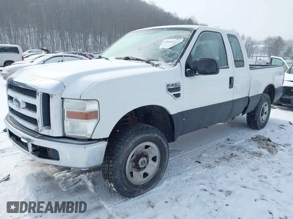 2008 Ford Super Duty F-250 SRW XL with VIN 1FTSX21598EC82566, listed as a IAAI auction lot 41617538 with 166,479 mi miles. Bid and sale history available at carsss.com. Image 17.