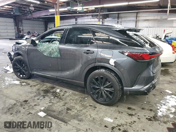 2024 Lexus RX 500h F Sport Performance z VIN 2T2BCMEA2RC011119, wystawiony jako Copart lot #45760425 z przebiegiem Nie podano mil oraz Szkoda całkowita • Salvage title. Historia ofert i sprzedaży dostępna na DreamBid. Obrazek 2.