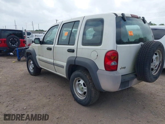 2003 Jeep Liberty Sport with VIN 1J4GK48KX3W536830, listed as a IAAI auction lot 41954874 with 128,757 mi miles and . Bid and sale history available at DreamBid. Image 3.