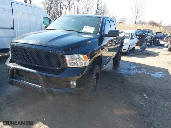 2013 Ram 1500 Tradesman with VIN 1C6RR7FT4DS645906, listed as a IAAI auction lot 41679254 with 123,409 mi miles. Bid and sale history available at carsss.com. Image 2.