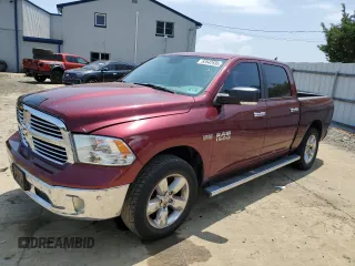 2017 Ram 1500 Big Horn with VIN 1C6RR7LT9HS597538, listed as a Copart auction lot 62642695 with 90,966 mi miles and Salvage title. Bid and sale history available at DreamBid. Image 1.