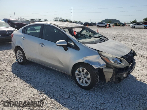 2014 Kia Rio LX with VIN KNADM4A30E6329515, listed as a Copart auction lot 52415295 with 231,991 mi miles and Salvage Title. Bid and sale history available at DreamBid. Image 4.