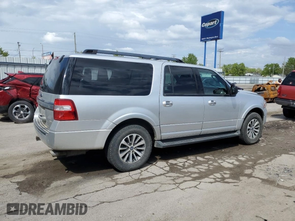 2017 Ford Expedition Max XLT z VIN 1FMJK1JTXHEA54963, wystawiony jako Copart lot #54401875 z przebiegiem 135 309 mil mil oraz Szkoda całkowita • Salvage title. Historia ofert i sprzedaży dostępna na DreamBid. Obrazek 3.