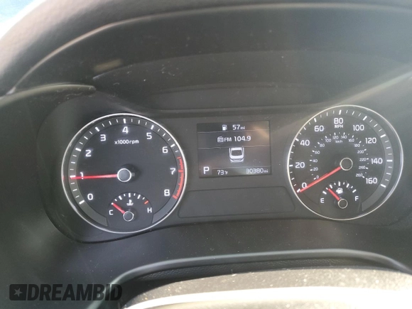 2021 Kia Forte LXS with VIN 3KPF24AD0ME361464, listed as a Copart auction lot 59199045 with 30,380 mi miles and Salvage title. Bid and sale history available at DreamBid. Image 9.