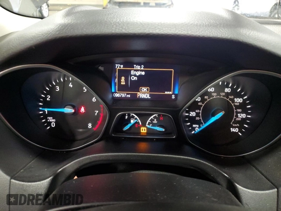 2017 Ford Focus SE with VIN 1FADP3F21HL205754, listed as a Copart auction lot 63632985 with 96,797 mi miles and Salvage title. Bid and sale history available at DreamBid. Image 9.