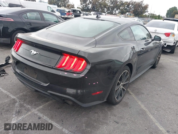 2022 Ford Mustang EcoBoost with VIN 1FA6P8TH2N5135583, listed as a IAAI auction lot 42280818 with 18,377 mi miles and . Bid and sale history available at DreamBid. Image 4.