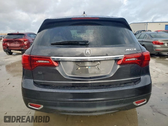 2015 Acura MDX Technology with VIN 5FRYD3H43FB011602, listed as a Copart auction lot 64267505 with 94,622 mi miles and Salvage title. Bid and sale history available at DreamBid. Image 6.