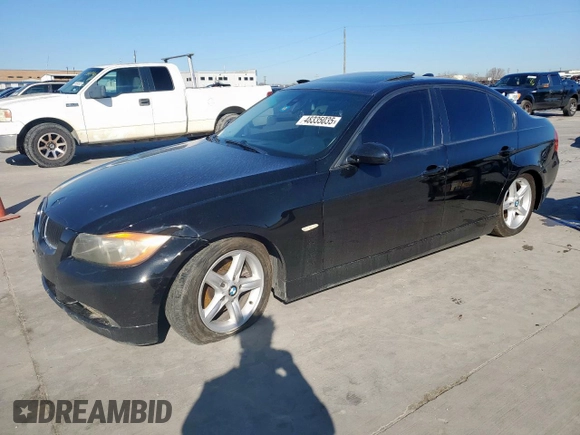 2006 BMW 3 Series 325i with VIN WBAVB13556KX42983, listed as a Copart auction lot 48335035 with Not Provided miles and Salvage Title. Bid and sale history available at carsss.com. Image 1.