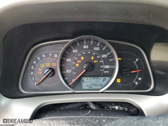 2013 Toyota RAV4 LE with VIN JTMBFREV2DD039039, listed as a Copart auction lot 50205495 with 209,028 mi miles and Salvage Title. Bid and sale history available at carsss.com. Image 9.