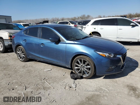 2018 Mazda 3 Touring with VIN 3MZBN1V36JM242211, listed as a Copart auction lot 50771185 with 87,158 mi miles and Salvage Title. Bid and sale history available at DreamBid. Image 4.
