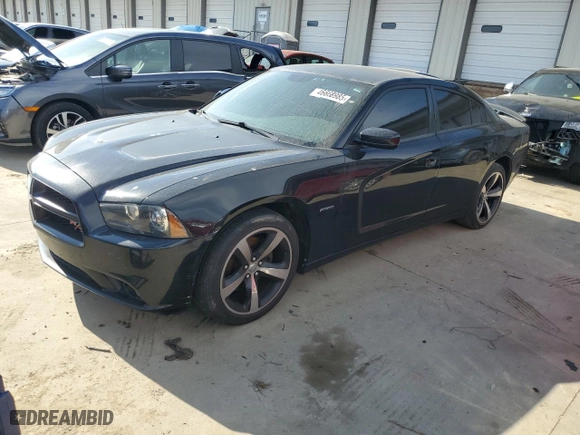 2013 Dodge Charger RT Max with VIN 2C3CDXCT0DH725958, listed as a Copart auction lot 46668985 with 182,107 mi miles and Salvage Title. Bid and sale history available at carsss.com. Image 1.