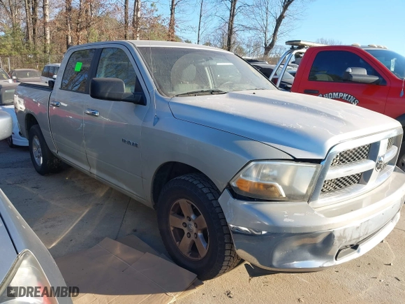 2010 Dodge Ram 1500 SLT with VIN 1D7RB1CP7AS184820, listed as a IAAI auction lot 41338962 with 291,387 mi miles. Bid and sale history available at carsss.com. Image 12.