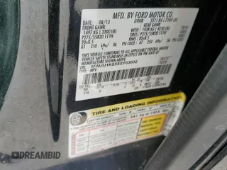 2014 Ford Expedition Limited with VIN 1FMJU1K5XEEF03032, listed as a Copart auction lot 47175165 with 154,575 mi miles and Salvage title. Bid and sale history available at DreamBid. Image 13.