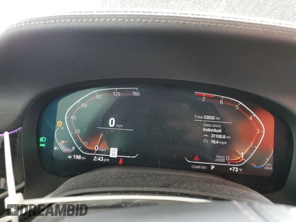 2022 BMW 7 Series 740i xDrive z VIN WBA7T4C05NCH91186, wystawiony jako Copart lot #89174565 z przebiegiem 33 032 mil mil oraz Szkoda całkowita • Salvage title. Historia ofert i sprzedaży dostępna na DreamBid. Obrazek 9.