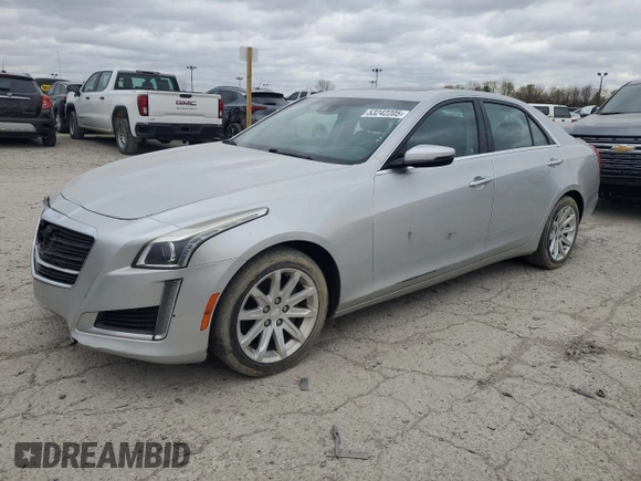 2015 Cadillac CTS Luxury AWD with VIN 1G6AX5SX1F0114902, listed as a Copart auction lot 53242205 with 105,127 mi miles and Clean title. Bid and sale history available at DreamBid. Image 1.