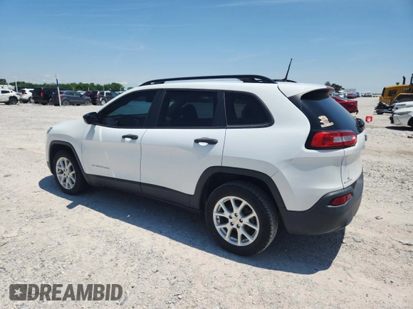 2017 Jeep Cherokee Sport z VIN 1C4PJLAB5HW503271, wystawiony jako Copart lot #58345205 z przebiegiem 125 311 mil mil oraz Szkoda całkowita • Salvage title. Historia ofert i sprzedaży dostępna na DreamBid. Obrazek 2.