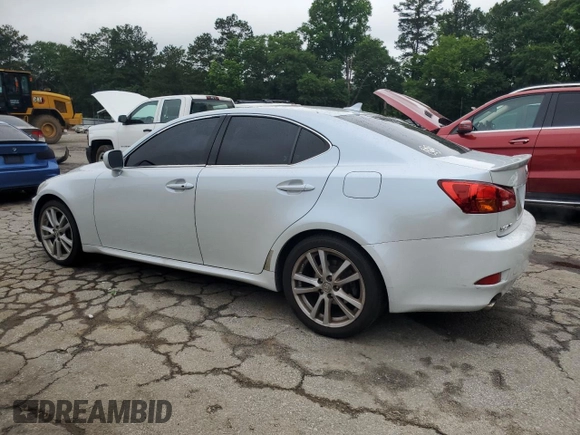 2007 Lexus IS 250 z VIN JTHBK262575048645, wystawiony jako Copart lot #59610605 z przebiegiem 162 327 mil mil oraz Czysty tytuł • Clean title. Historia ofert i sprzedaży dostępna na DreamBid. Obrazek 2.