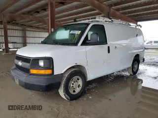 2013 Chevrolet Express Cargo z VIN 1GCWGFCA7D1903209, wystawiony jako Copart lot #60003795 z przebiegiem 175 440 mil mil oraz Czysty tytuł • Clean title. Historia ofert i sprzedaży dostępna na DreamBid. Obrazek 1.