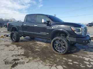 2021 Nissan Titan SV z VIN 1N6AA1FB3MN501518, wystawiony jako Copart lot #46542725 z przebiegiem 87 836 mil mil oraz Szkoda całkowita • Salvage title. Historia ofert i sprzedaży dostępna na DreamBid. Obrazek 4.