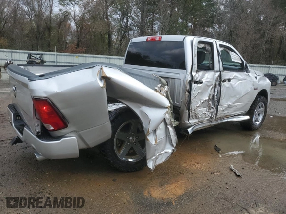 2017 Ram 1500 Express with VIN 1C6RR7FT5HS523223, listed as a Copart auction lot 85020394 with 134,253 mi miles and Salvage Title. Bid and sale history available at carsss.com. Image 3.