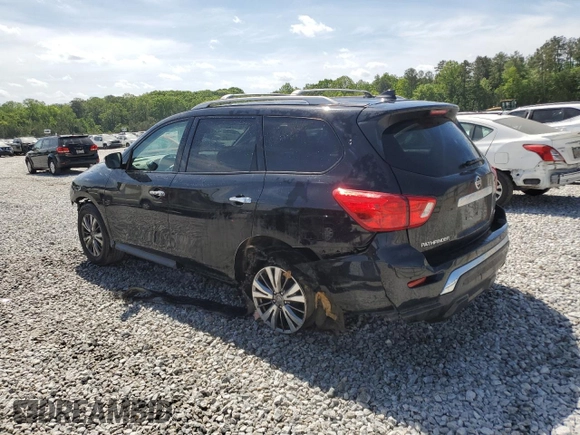 2019 Nissan Pathfinder SL with VIN 5N1DR2MM7KC642471, listed as a Copart auction lot 53975115 with 155,887 mi miles and Salvage title. Bid and sale history available at DreamBid. Image 2.