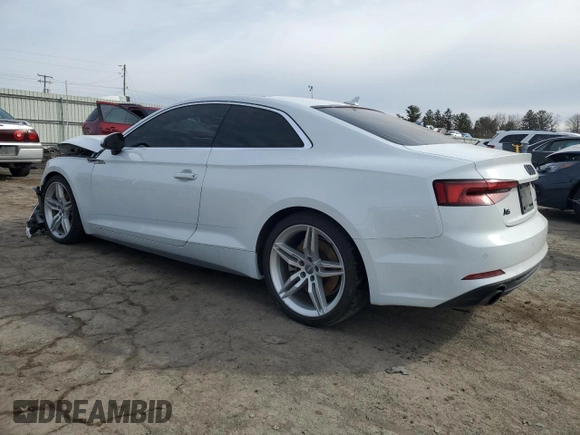 2019 Audi A5 Premium Plus with VIN WAUTNAF51KA046325, listed as a Copart auction lot 45772285 with 44,049 mi miles and Salvage Title. Bid and sale history available at DreamBid. Image 2.