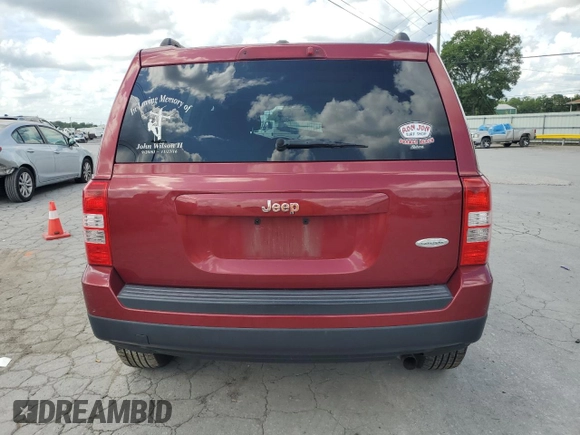 2016 Jeep Patriot Latitude with VIN 1C4NJPFA1GD810655, listed as a Copart auction lot 61093715 with 172,936 mi miles and Salvage title. Bid and sale history available at DreamBid. Image 6.