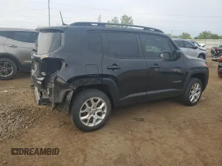 2018 Jeep Renegade Altitude with VIN ZACCJBBB9JPH12345, listed as a Copart auction lot 56932475 with 58,579 mi miles and Clean title. Bid and sale history available at DreamBid. Image 3.