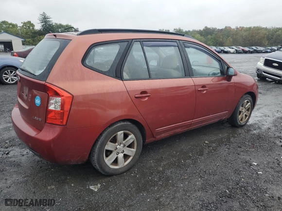 2008 Kia Rondo LX with VIN KNAFG526487150956, listed as a Copart auction lot 73545134 with 177,465 mi miles and Salvage Title. Bid and sale history available at carsss.com. Image 3.