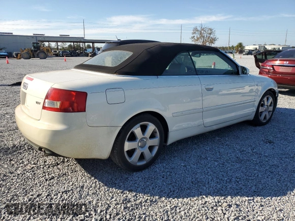 2005 Audi A4 1.8T with VIN WAUAC48H85K012628, listed as a Copart auction lot 86433944 with 162,745 mi miles and Salvage Title. Bid and sale history available at carsss.com. Image 3.