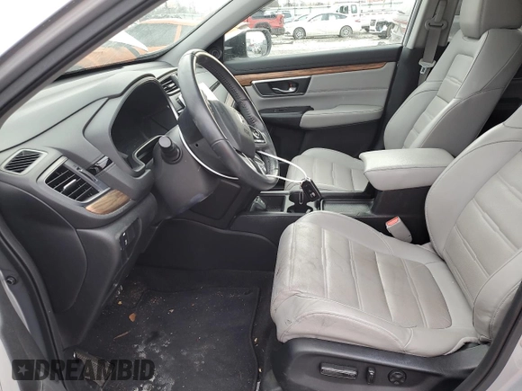 2019 Honda CR-V Touring with VIN JHLRW2H9XKX000749, listed as a Copart auction lot 45357965 with 55,523 mi miles and Salvage Title. Bid and sale history available at carsss.com. Image 7.