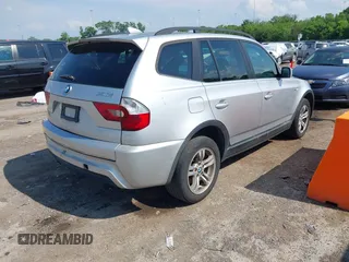 2006 BMW X3 3.0i with VIN WBXPA93406WG82601, listed as a IAAI auction lot 42160796 with 244,389 mi miles and . Bid and sale history available at DreamBid. Image 4.