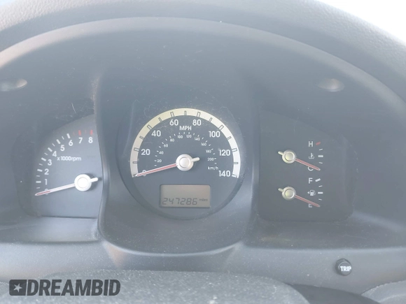 2008 Kia Sportage LX with VIN KNDJE723487455152, listed as a IAAI auction lot 41638720 with 247,286 mi miles. Bid and sale history available at carsss.com. Image 7.
