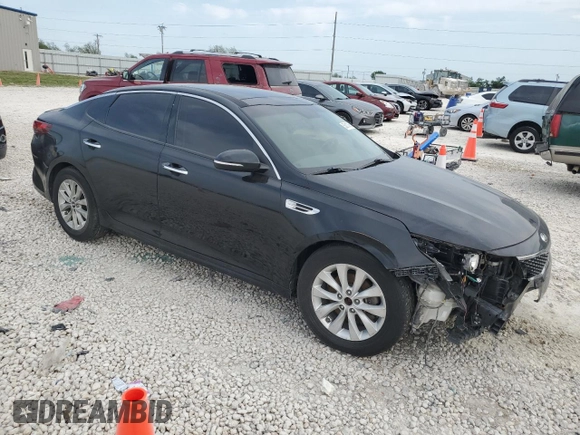 2018 Kia Optima LX with VIN 5XXGT4L33JG241845, listed as a Copart auction lot 53317465 with 123,575 mi miles and Clean title. Bid and sale history available at DreamBid. Image 4.