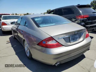 2007 Mercedes-Benz CLS-Class 5.5L with VIN WDDDJ72X97A091152, listed as a Copart auction lot 63346344 with 126,952 mi miles and Salvage Title. Bid and sale history available at carsss.com. Image 2.