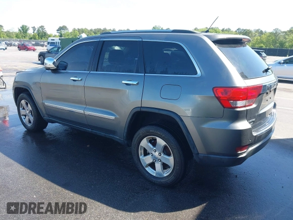 2012 Jeep Grand Cherokee Limited with VIN 1C4RJEBG1CC258123, listed as a IAAI auction lot 42065345 with 168,852 mi miles. Bid and sale history available at carsss.com. Image 3.