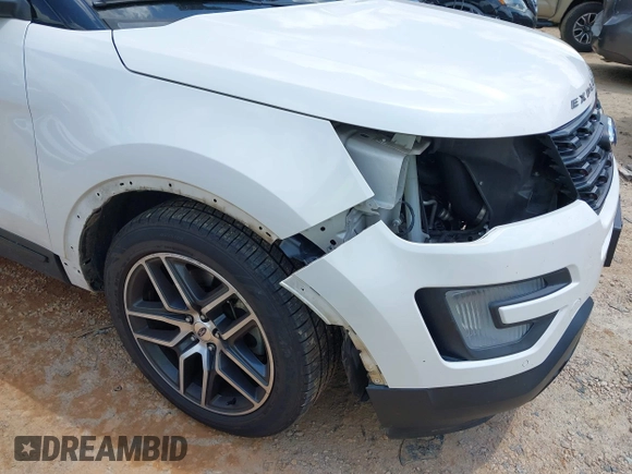 2016 Ford Explorer Sport z VIN 1FM5K8GT9GGA84346, wystawiony jako IAAI lot #42258933 z przebiegiem 155 199 mil mil oraz . Historia ofert i sprzedaży dostępna na DreamBid. Obrazek 6.