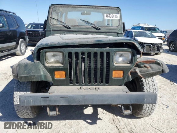 1995 Jeep Wrangler S with VIN 1J4FY19P3SP275035, listed as a Copart auction lot 46735415 with 139,755 mi miles and Clean Title. Bid and sale history available at carsss.com. Image 5.
