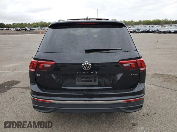2024 Volkswagen Tiguan SE с VIN 3VVMB7AX9RM171843, выставлен на аукционе Copart как лот 56198695 с пробегом 6 933 миль миль и Списание • Salvage title. История ставок и продаж доступна на DreamBid. Изображение 6.