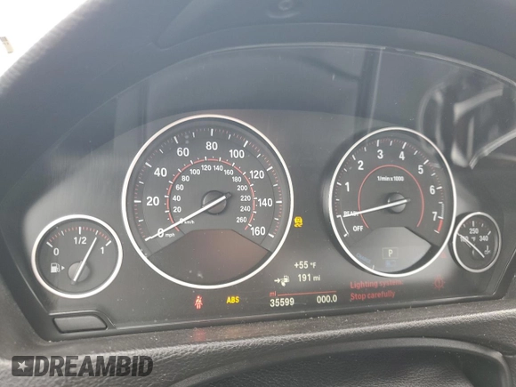 2018 BMW 3 Series 330e iPerformance with VIN WBA8E1C55JA758443, listed as a Copart auction lot 89356485 with 35,599 mi miles and Salvage Title. Bid and sale history available at carsss.com. Image 9.