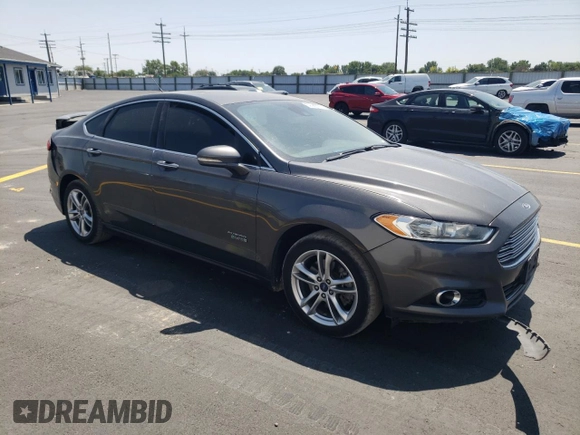 2016 Ford Fusion Titanium with VIN 3FA6P0SU0GR173636, listed as a Copart auction lot 59588095 with 119,998 mi miles and Salvage title. Bid and sale history available at DreamBid. Image 4.