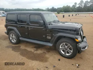2020 Jeep Wrangler Unlimited Sahara с VIN 1C4HJXEG9LW243287, выставлен на аукционе Copart как лот 55729585 с пробегом 56 913 миль миль и Списание • Salvage title. История ставок и продаж доступна на DreamBid. Изображение 4.